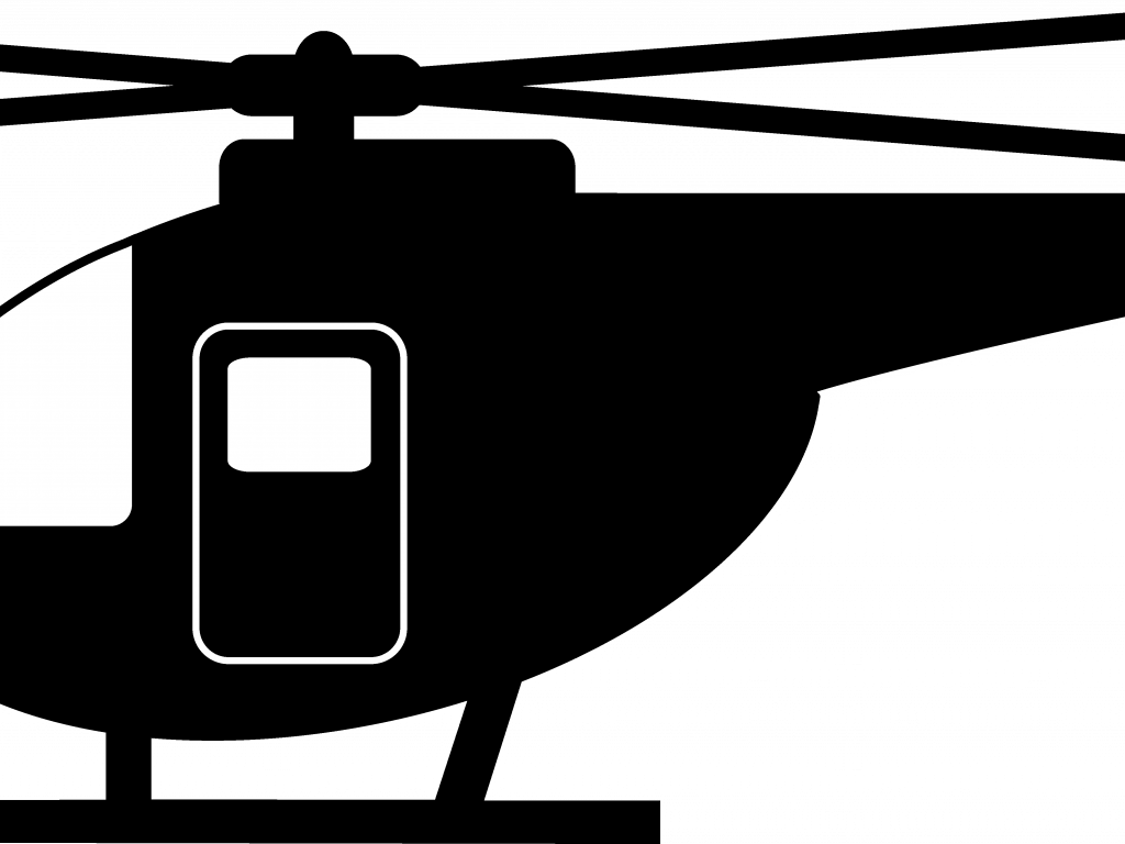 Download Stylist And Luxury Helicopter Clipart Black - Download Stylist And Luxury Helicopter Clipart Black (1024x768)