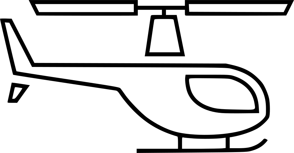 Helicopter Comments - Line Art (980x510)