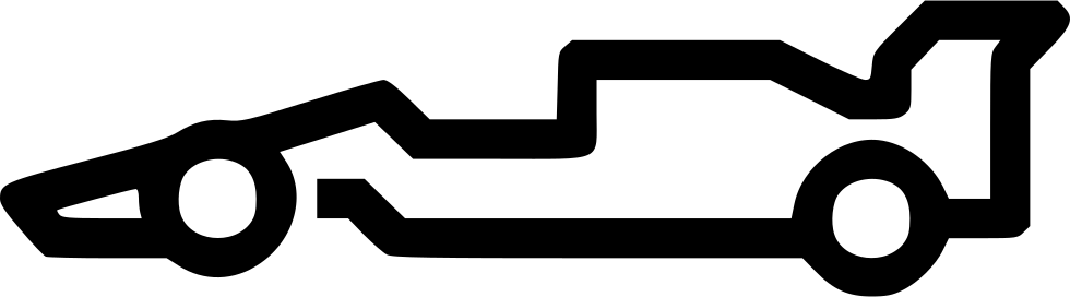 F Formula One Race Racing Car Comments - Drawing (980x272)