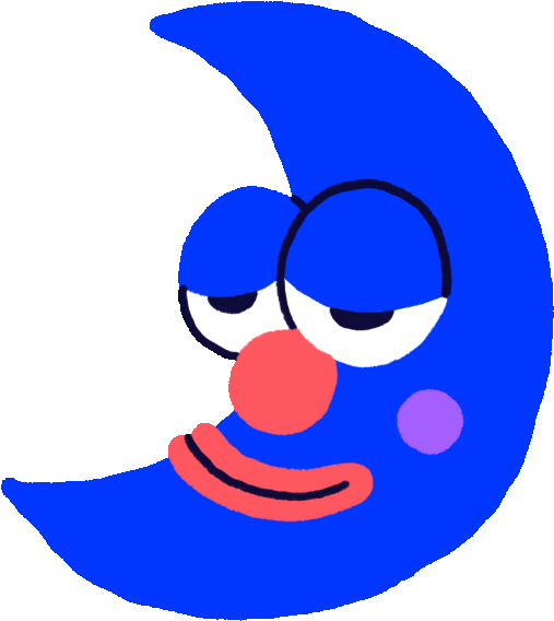 Good Night Moon Tired Snooze Slumber Sleep Parallel - Sleep (618x618)