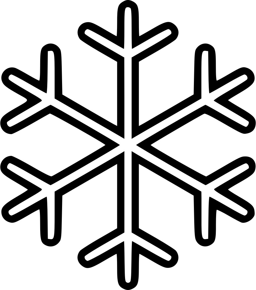 Snowflake Comments - Snowflake Symbol White (866x980)
