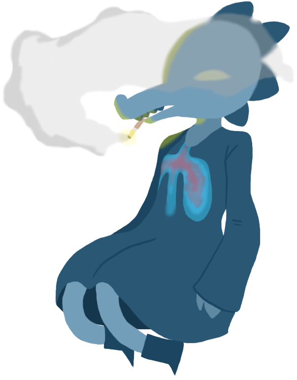 S M O K E A D D I C T [night In The Woods] By Ktluvsart - Night In The Woods (720x792)