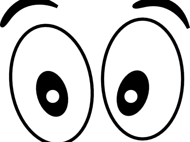 See Clipart Black And White - Eyes Png Background Transparent (640x480)