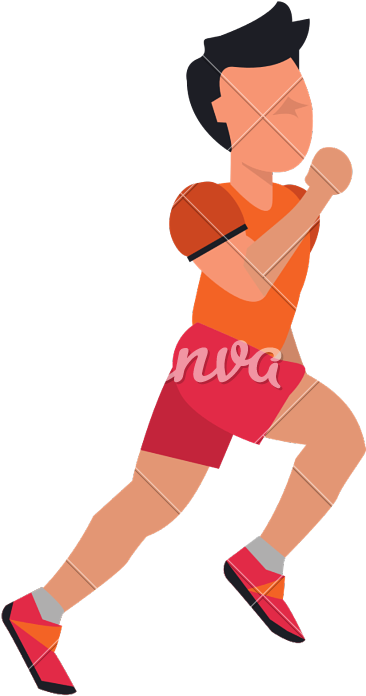 Person Jogging Icon Design - Vector Graphics (639x800)