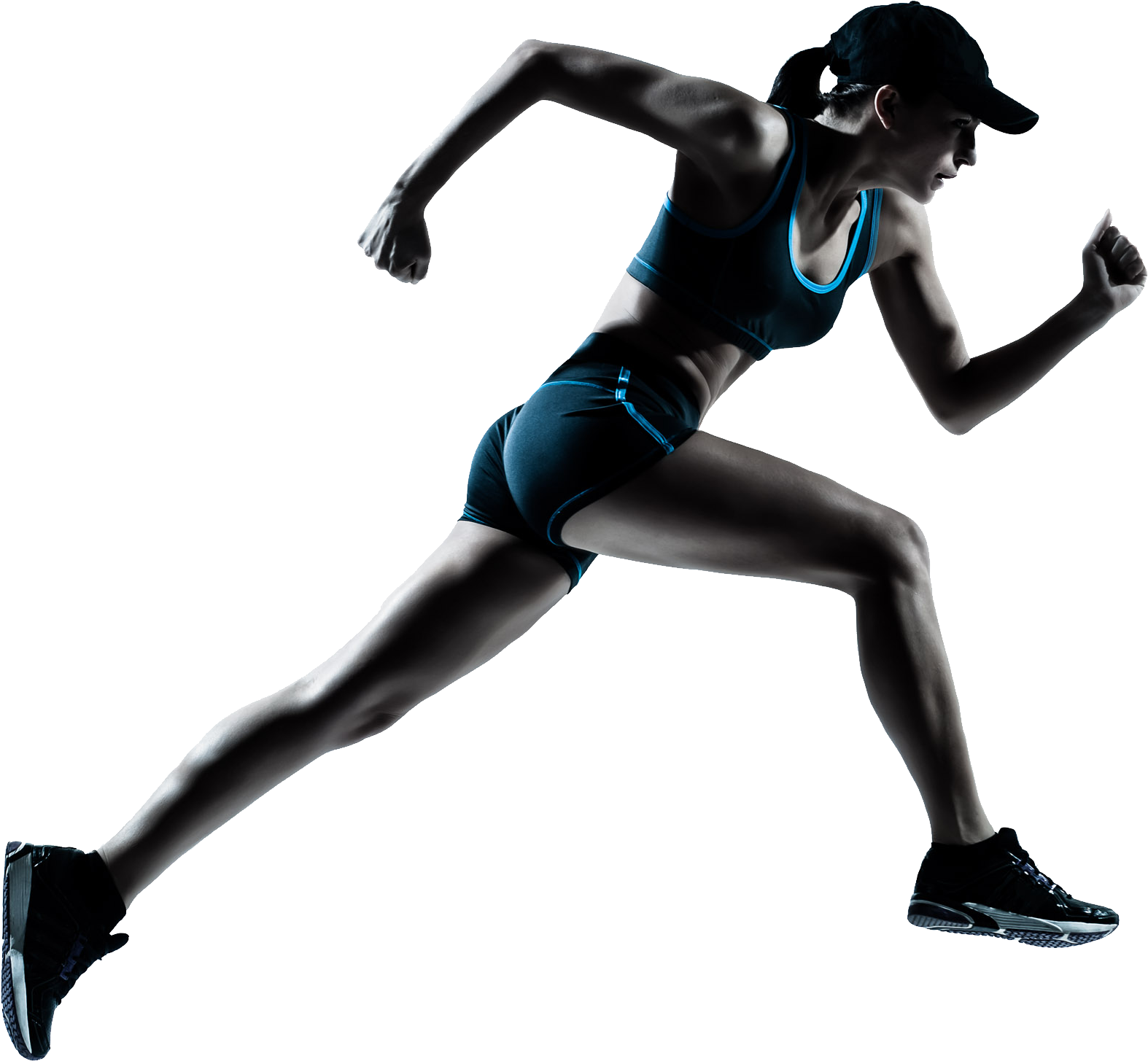 Running Sprint Jogging Woman Clip Art - Person Running Transparent Background (1574x1455)