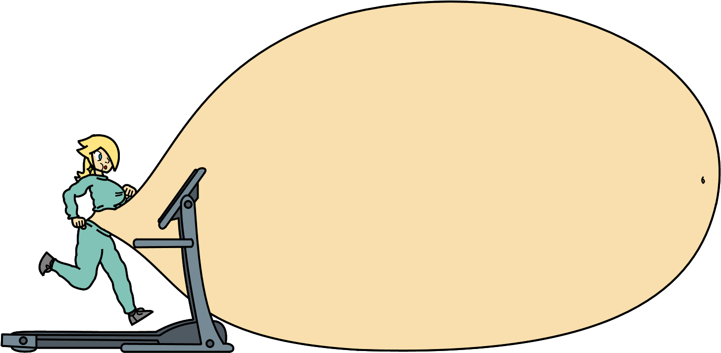 Rosalina Jogging Off The Belly Weight By 23whiskers1 - Rosalina (1500x744)