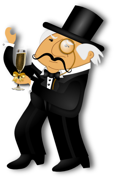 Distinguished Gentleman Clip Art - Distinguished Clipart (384x597)