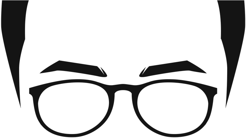 Hipster Face Transparent Clip Art Image Gallery Yopriceville - Clip Art (800x491)