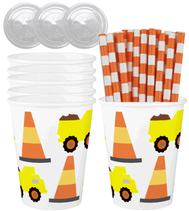 Construction Birthday Party Cups - Birthday (480x480)