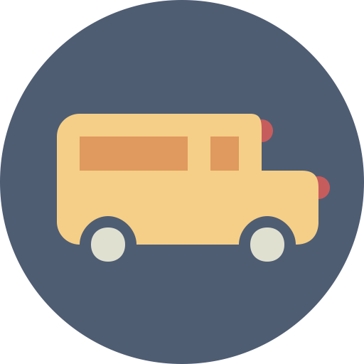 Bus, Autobus, School Bus, Schoolhouse Bus, School Autobus, - Bus Symbol (512x512)