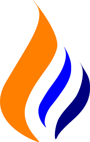 Hili Gas Flame Clip Art At Clker - Газпостач Тернопіль (378x596)