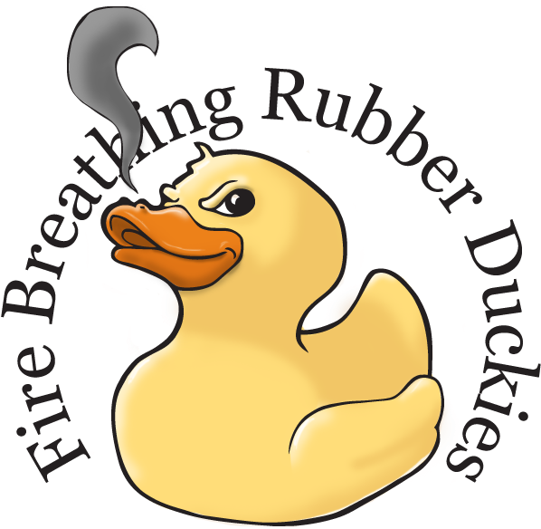 Fire Breathing Rubber Duckies Clip Art - Fire Breathing Rubber Duckies Meaning (818x676)