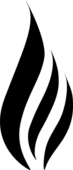 Black Flame Svg Clip Arts 252 X 588 Px - Portable Network Graphics (252x588)