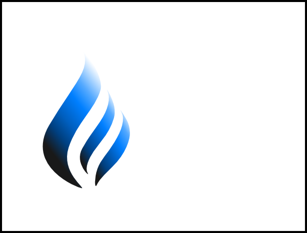 Blue Logo Flame Clip Art - Blue Flame Logo (600x456)