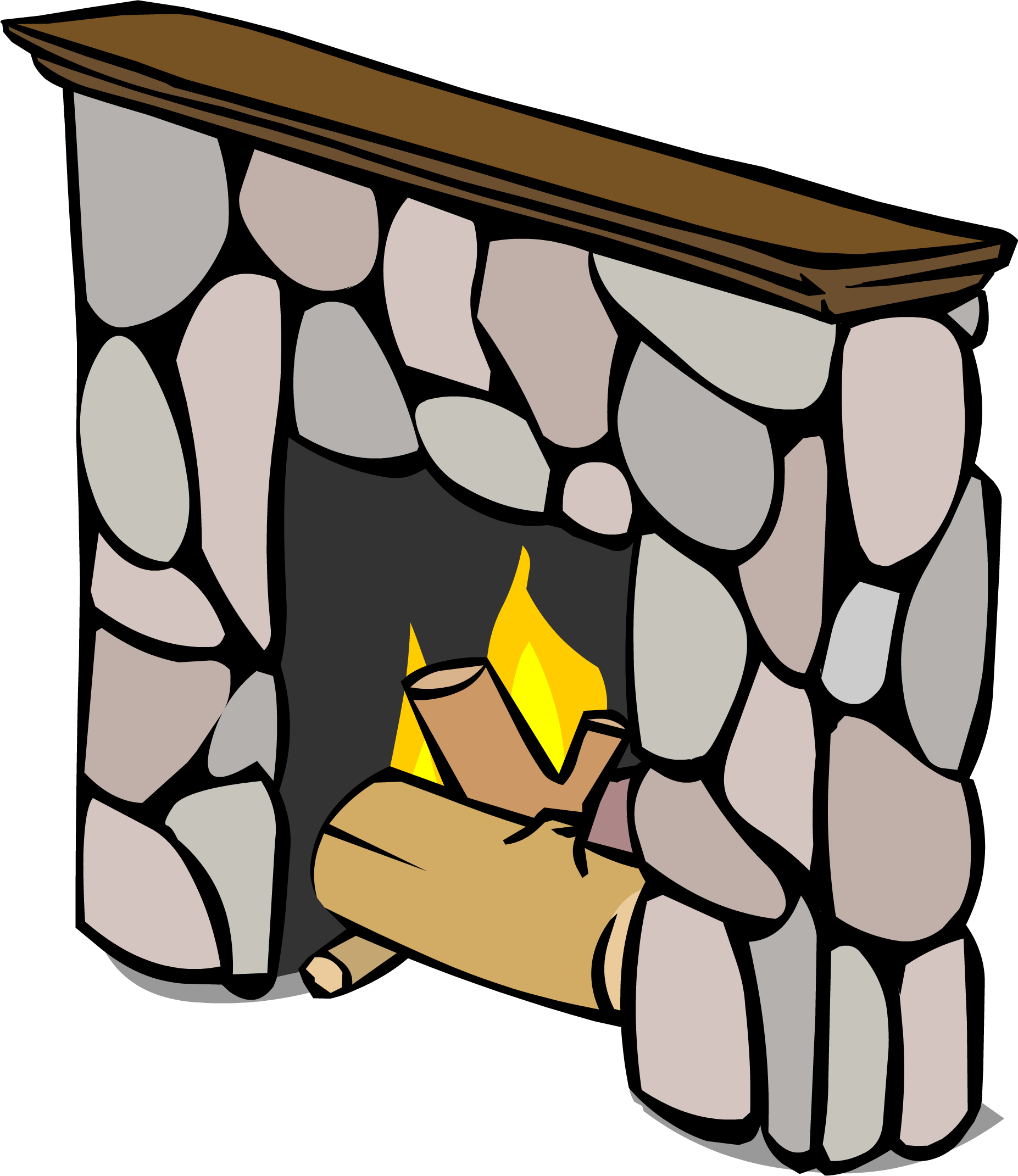 Fireplace Sprite 015 - Fireplace Sprite 015 (1853x2141)