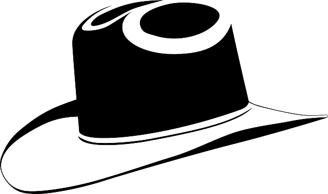Cowboy Hat, Black, Cowboy, Hat, Western, Wild West - Black Cowboy Hat Clip Art (640x380)