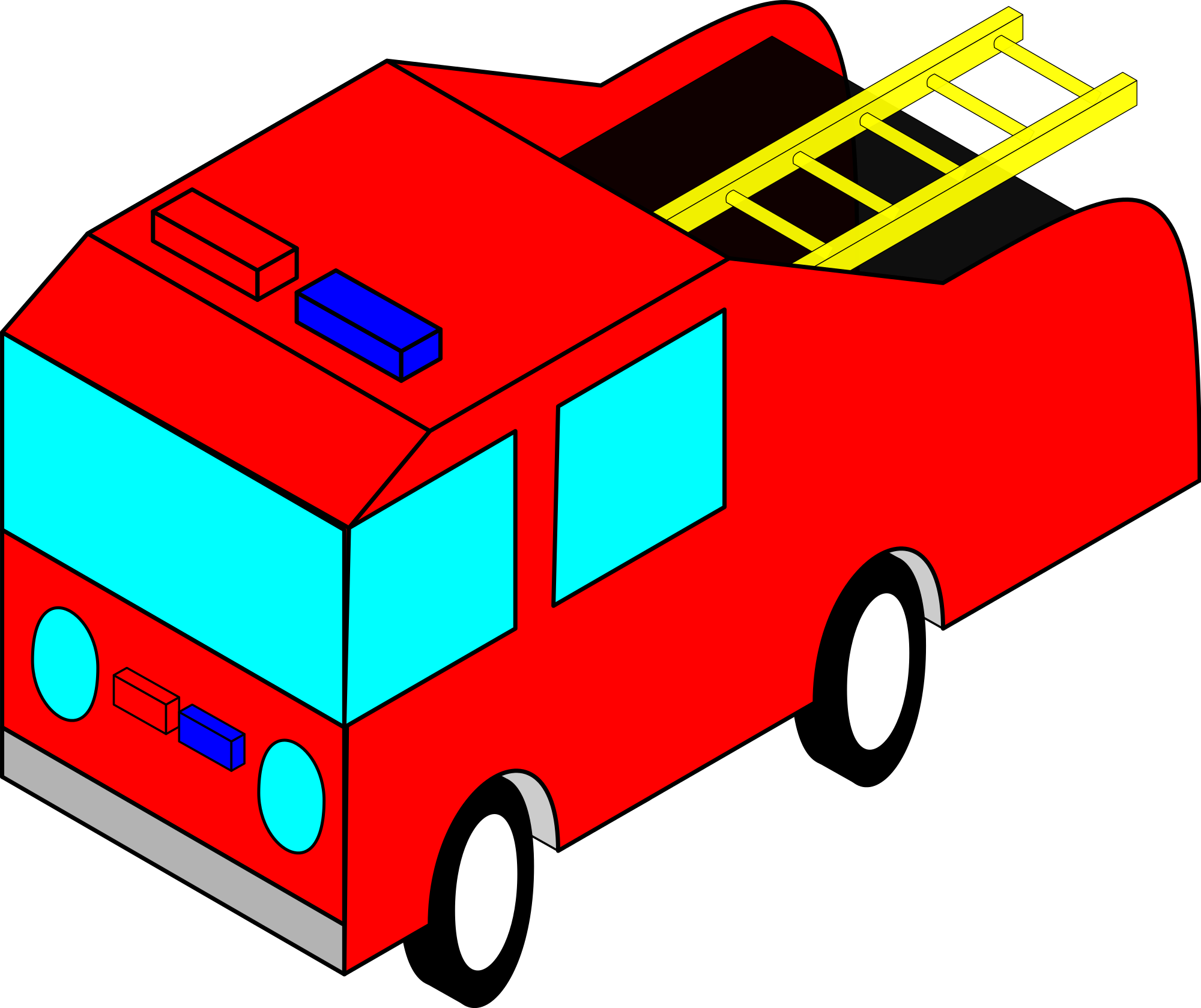 File - Fire Truck - Svg - Fire Engine (2000x1679)
