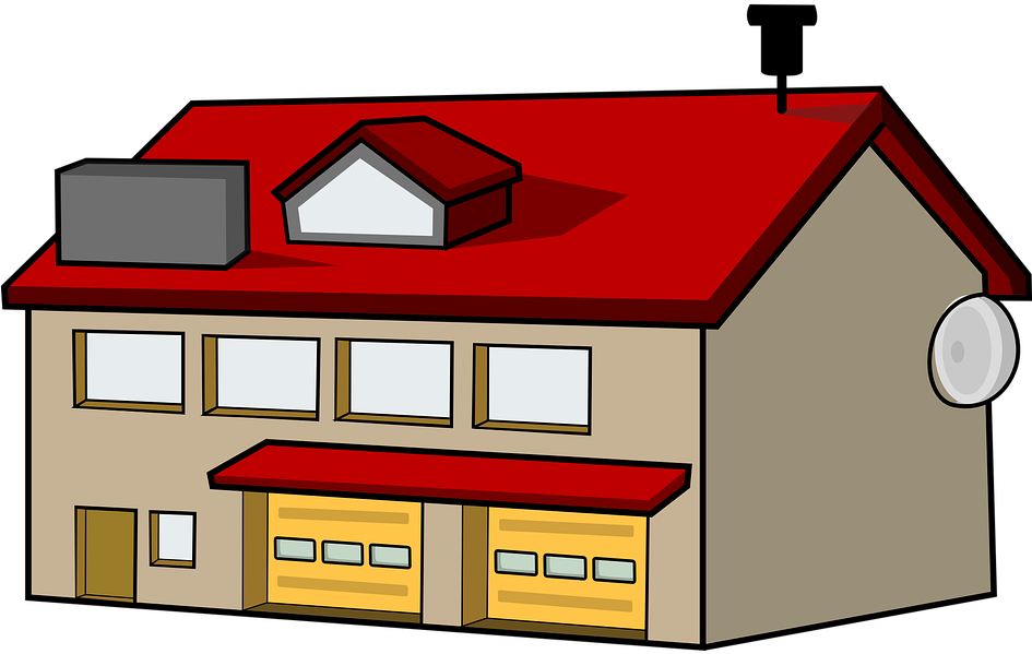 Fire Station Clip Art (944x720)