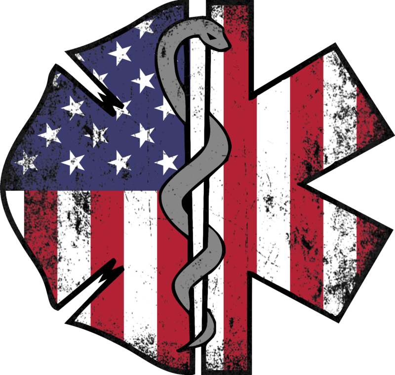 American Fire/ems Decal - Emergency Medical Services (800x759)