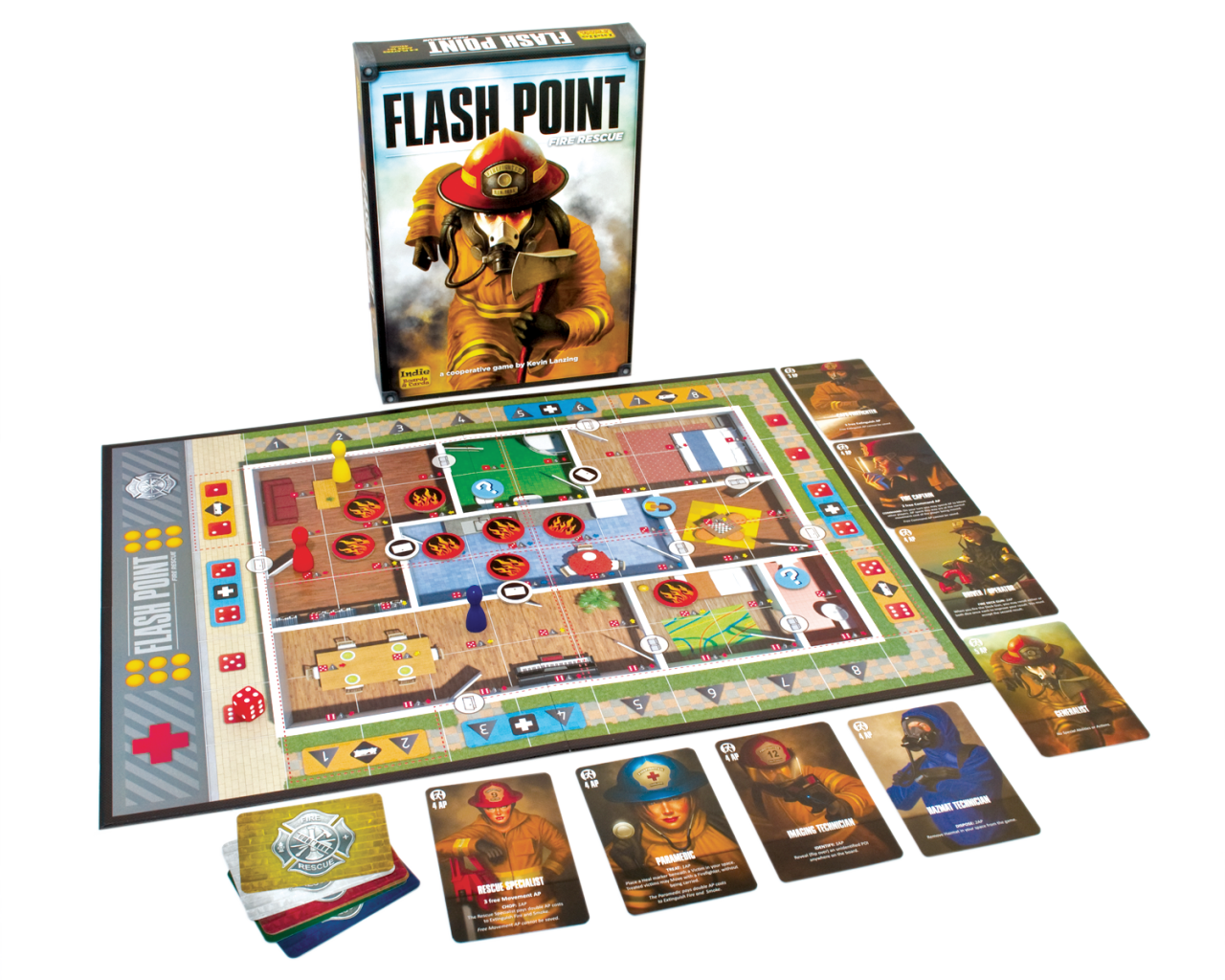 Flash Point Fire Rescue Board Game, $39 - Flash Point: Fire Rescue (1280x1024)