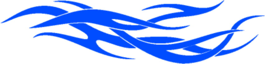 Decal Flame Clip Art - Tribal Flames Png (851x206)
