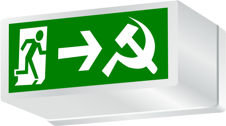 Buttons Free Exit Capitalism Socialism Or Barbarism - Socialisme Ou Barbarie (1344x750)