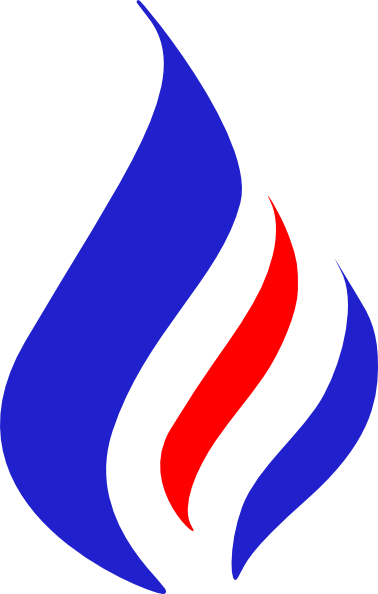 Gas Flame Logo Clip Art At Clker - Logo Gas Png (378x594)