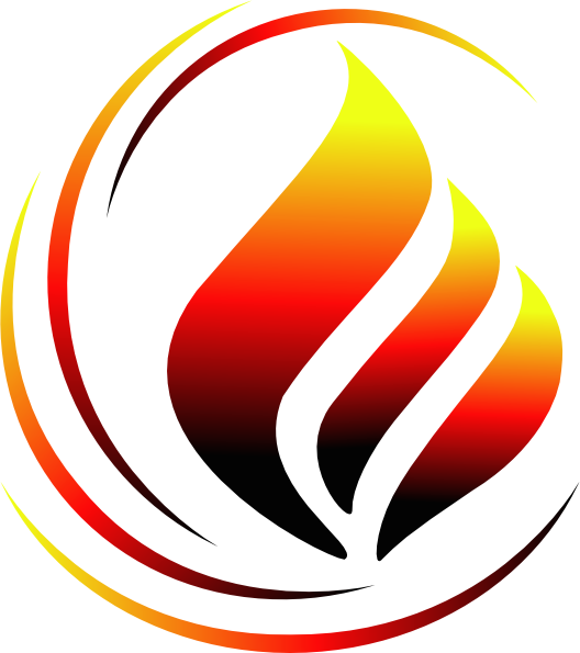 Logo Flame Fire Clip Art - Logo Flame Png (528x595)