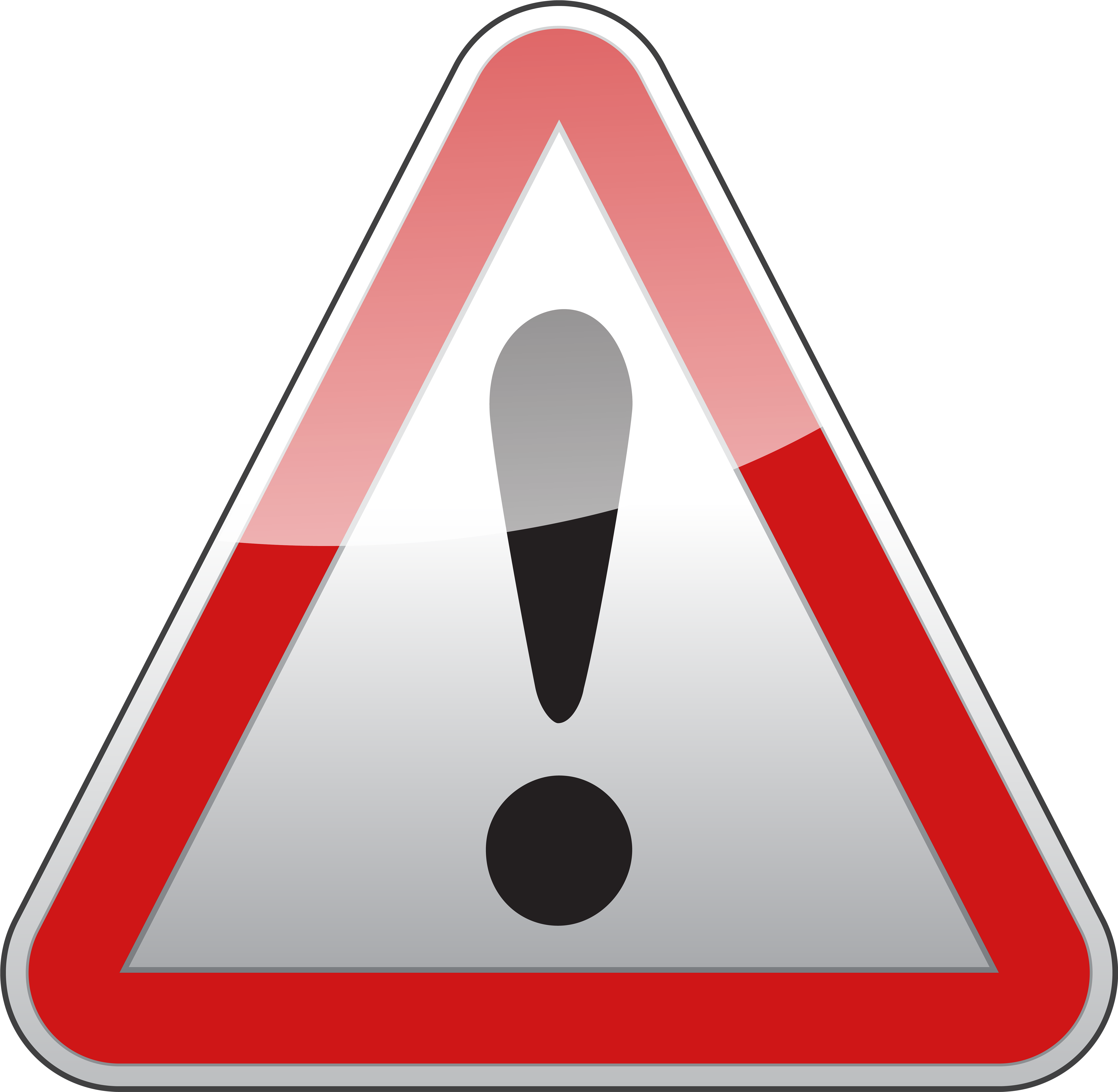 Triangle Warning Sign Png Clipart - Warning Clipart Png (5000x4884)