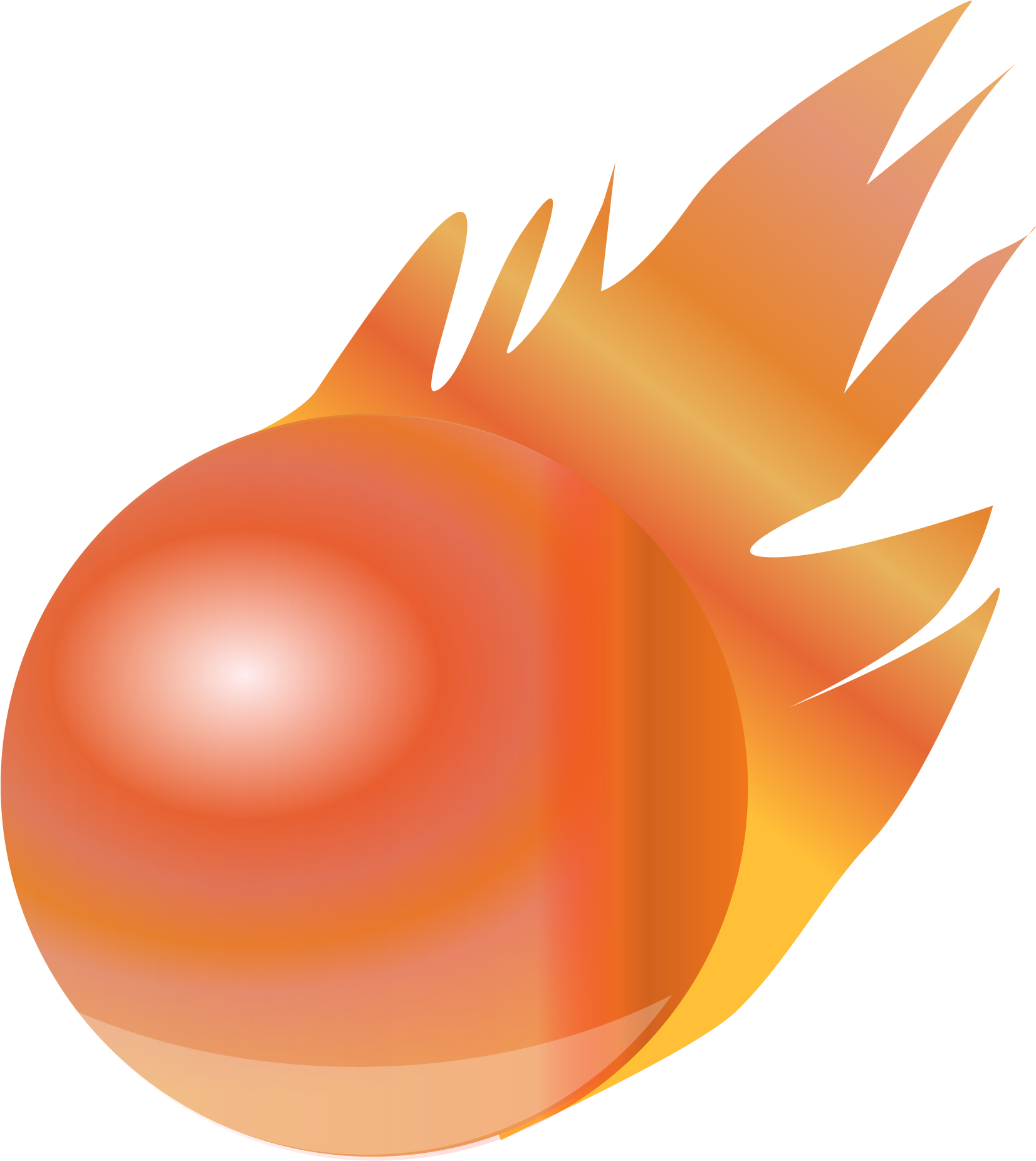 This Free Icons Png Design Of Fire Ball - Fire Ball (1697x2400)