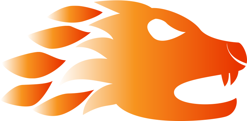 Fire Lion Clipart By Zerack-rex - Fire Lion Clipart (800x400)