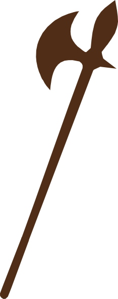 Axe Clip Art At Clkercom Vector Online Royalty Free - Weapon (234x592)