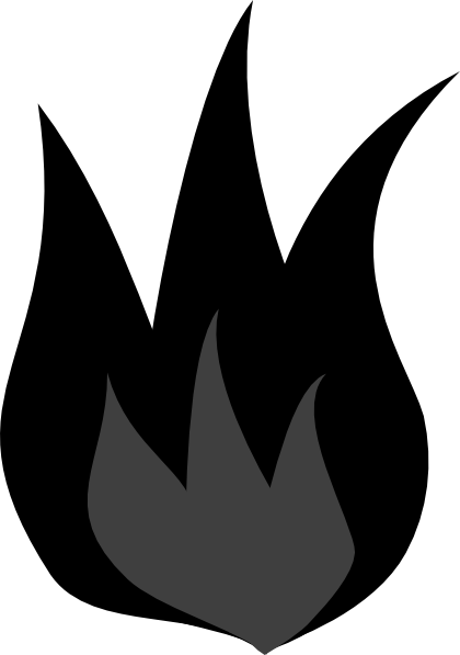 Dark Fire Clip Art - Fire Icon .png (420x597)