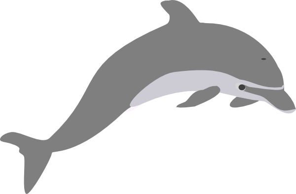 Grey Clipart Free Download Clip Art Free Clip Art On - Grey Dolphin Clipart (600x394)