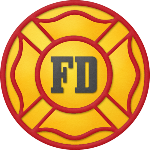 Clipart - Maltese Cross Fire Dept (500x499)