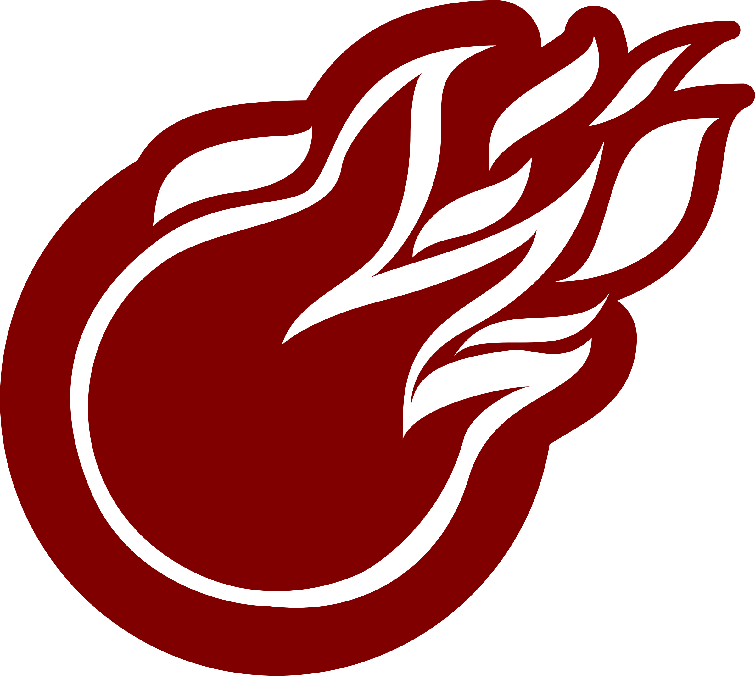 Fire Ball Silhouette - Fire Clipart (2400x2150)