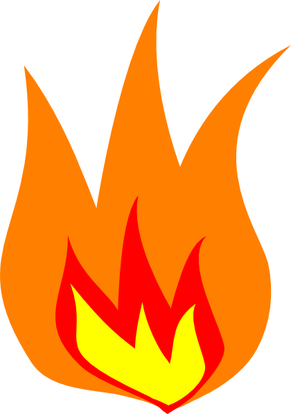 Fire Logo Clipart - Fire Icon .png (420x597)
