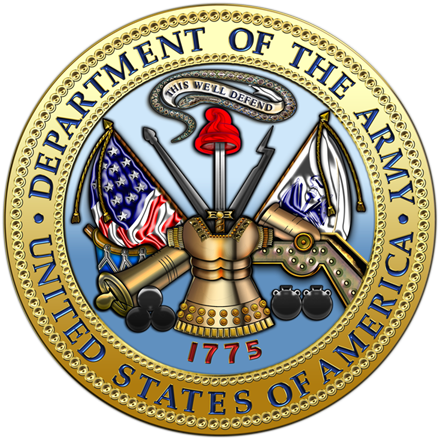 Military Insignia 3d - Seal Of The Army (450x450)