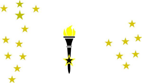 Star Torch Clip Art - Best Listener Award (600x351)