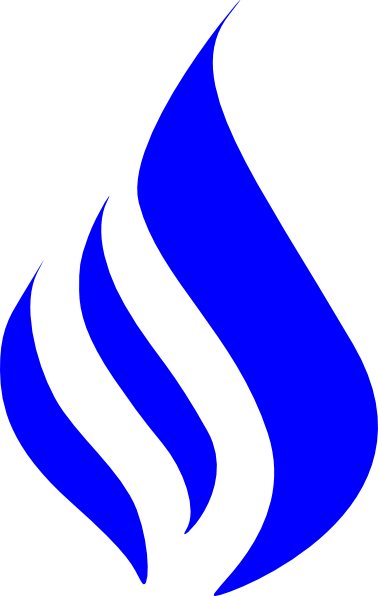 Clipart Of Fire, Flame And Blue Background - Clipart Of Fire, Flame And Blue Background (378x596)