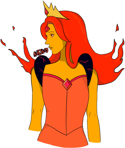 Flame Clip Art Transparent - Flame Princess (500x666)