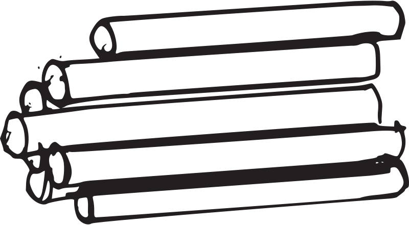 Log - Cabin - Clip - Art - Logs Clipart Black And White (1280x701)