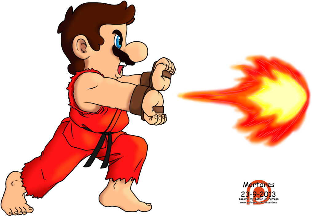 Mario's Fireball By Mortdres On Deviantart - Super Mario Fireball (1024x714)