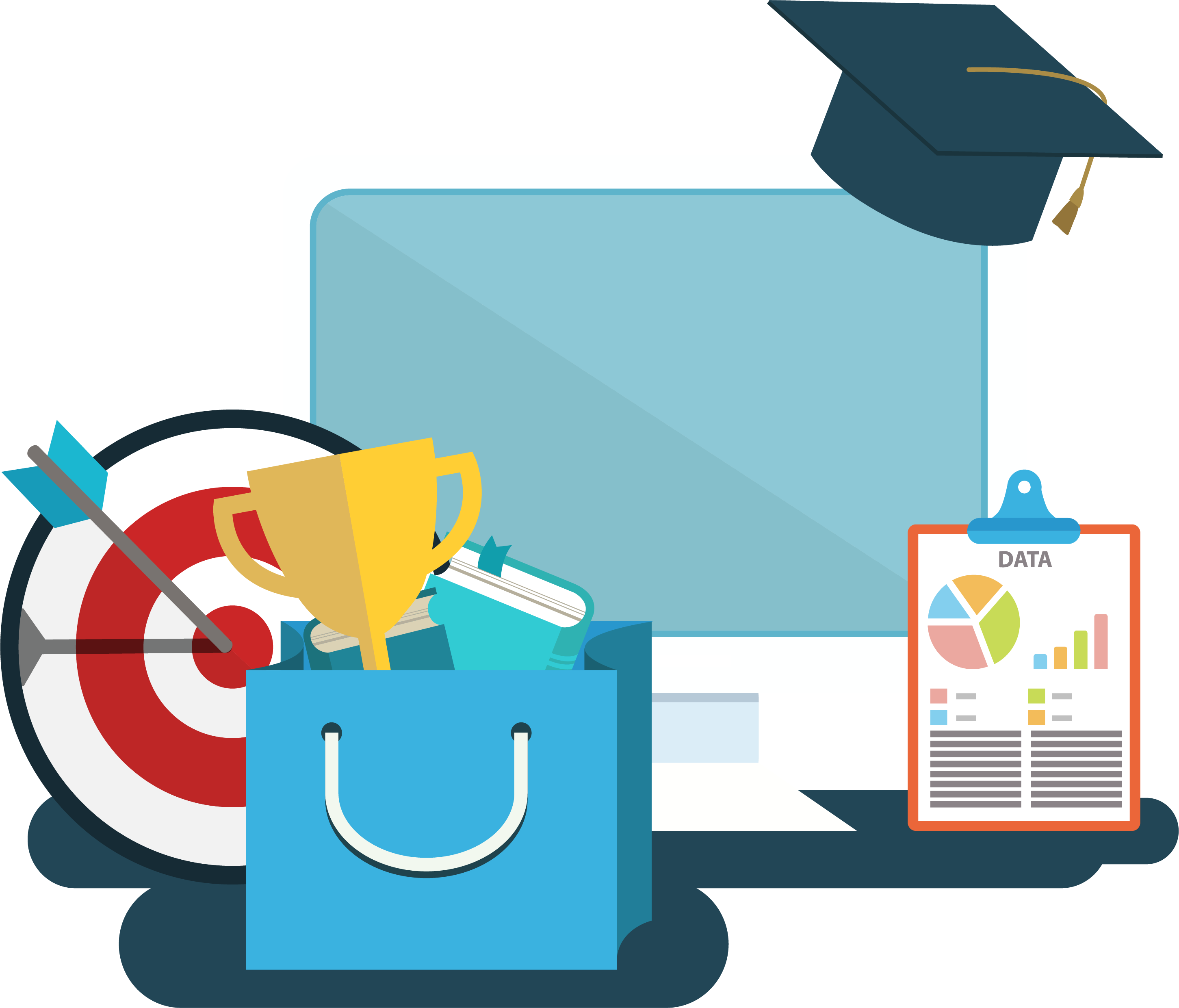 Education Clip Art - Gamification Business (2902x2481)