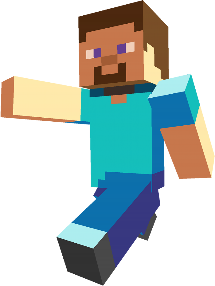 Minecraft Clipart - Steve Minecraft (700x931)