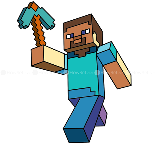 Free Minecraft Cliparts - Minecraft Coloring Book: Minecraft (500x500)