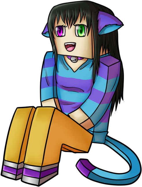Minecraft Avatar - Minecraft Skin Girl Drawing (900x900)