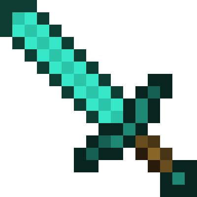 Download Better Survivalist Mod - Minecraft Diamond Sword Png (400x400)