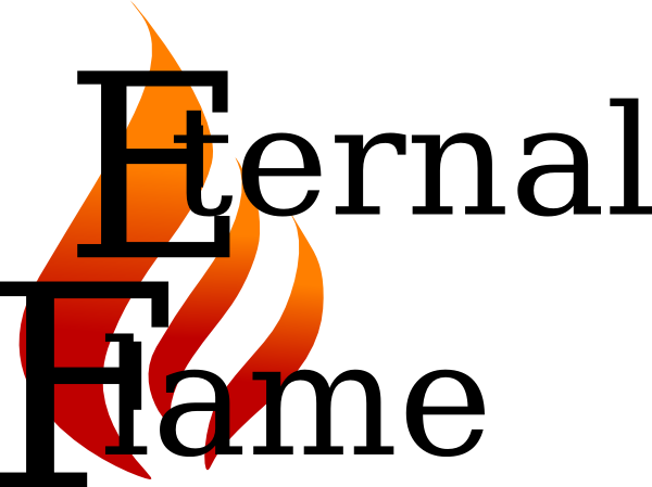 B&w, Flame Logo, Eternal Flame Clip Art At Clker - Eternal Flame Logo (600x449)