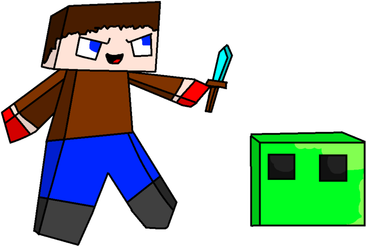 My Failed Atept At Drawing Minecraft By Blaze Cool - Minecraft Steve Bad Drawing (900x606)